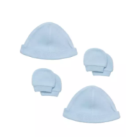 Mothercare Baby Blue Hat And Mitts Set 